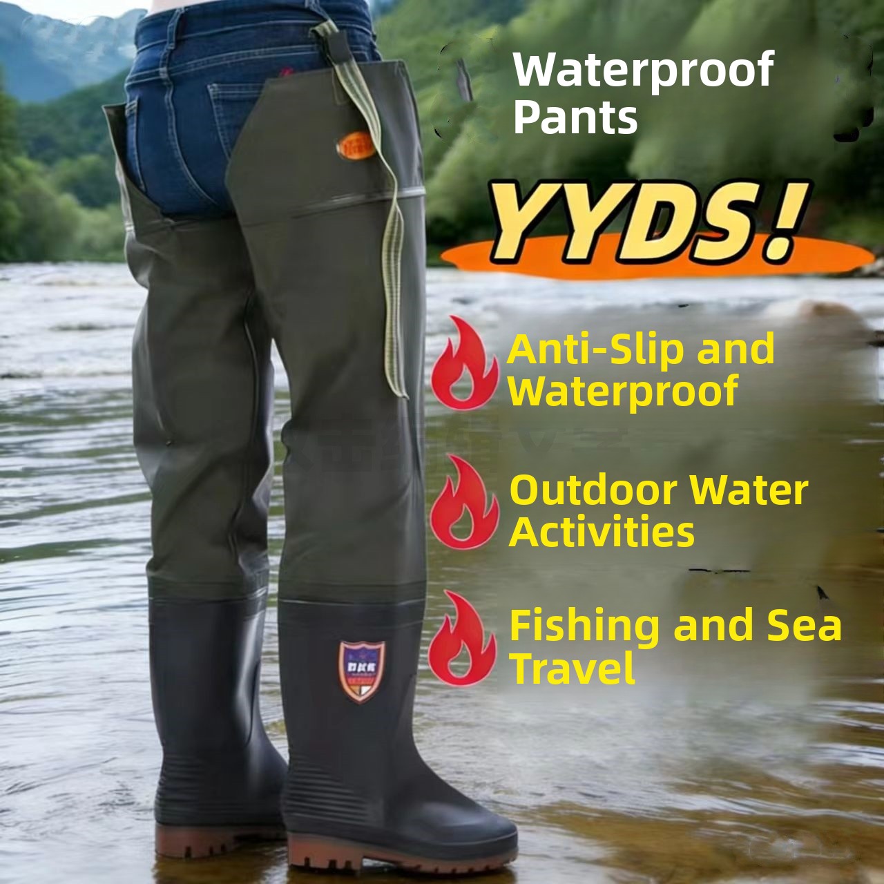Утолщенные высокие резиновые с – обзор и цена Fishing Rain Suit